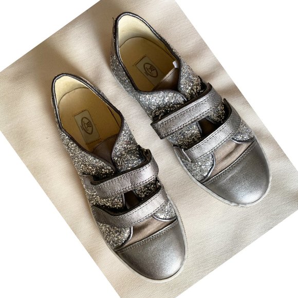 Papouelli Silver "Elfie Dazzle" sneaker, size 35. - Picture 3 of 4